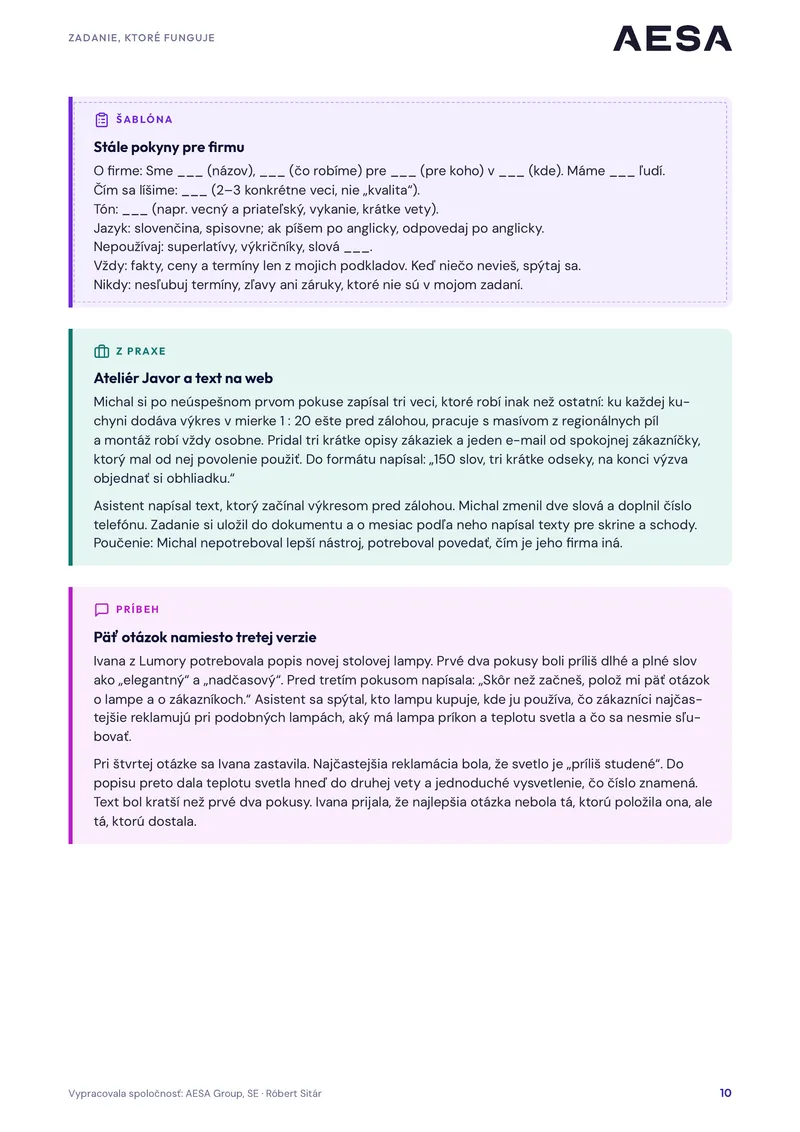 Sample page 3 of the book AI for Small Business